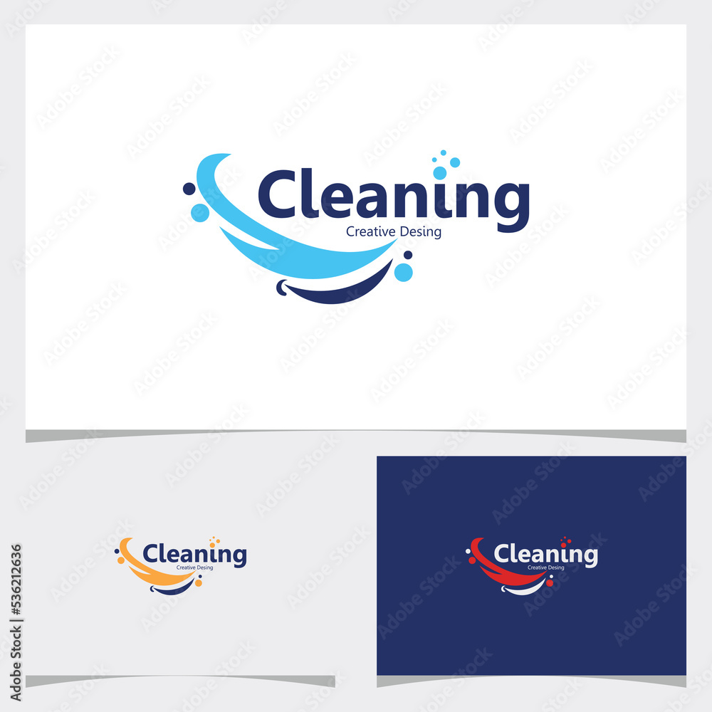 Cleaning logo icon vector isolated Cleaning logo icon vector isolated