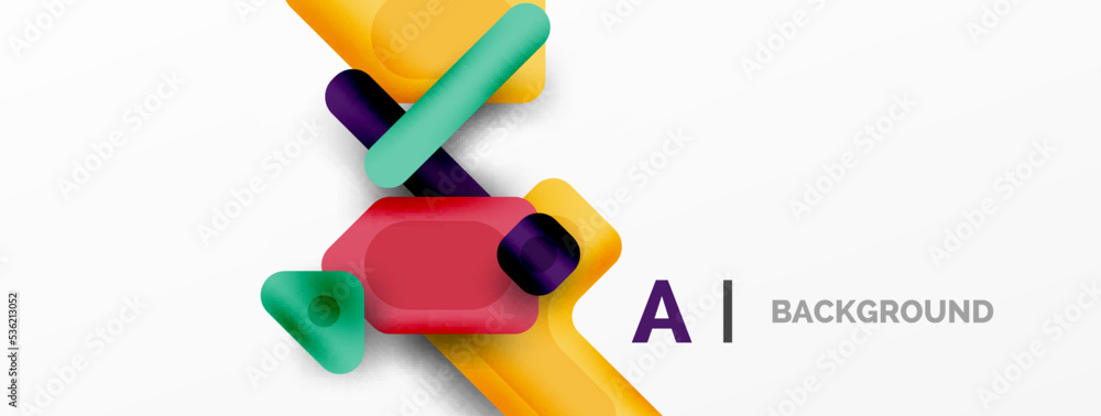 Minimal geometric abstract background. Colorful geometric blocks. Lines, squares and triangles composition wallpaper Minimal geometric abstract background. Colorful geometric blocks. Lines, squares and triangles composition wallpaper