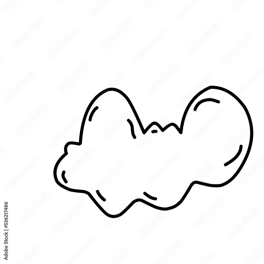 doodle cloud vector doodle cloud vector