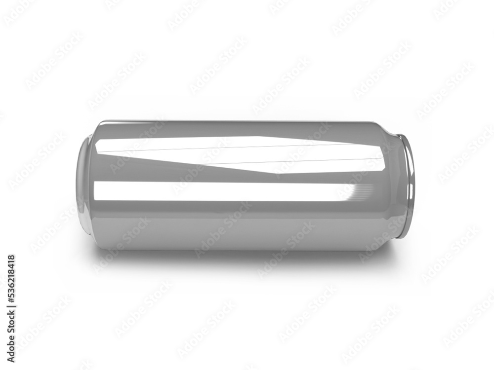 Aluminium Soda Can 3D Illustration Mockup Scene Aluminium Soda Can 3D Illustration Mockup Scene