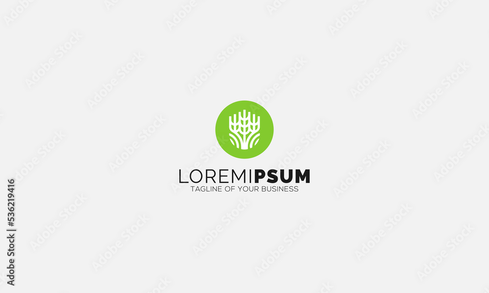 Abstract round tree logo icon. Universal creative floral symbol. Vector tree icon sign Abstract round tree logo icon. Universal creative floral symbol. Vector tree icon sign