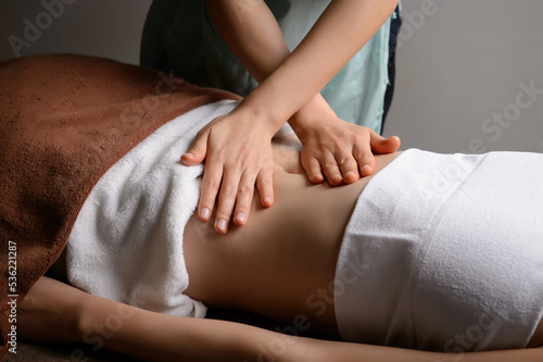 Massage for women s beauty care