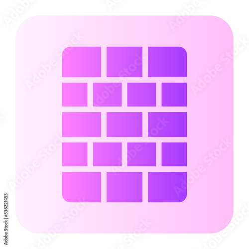 brickwall gradient icon