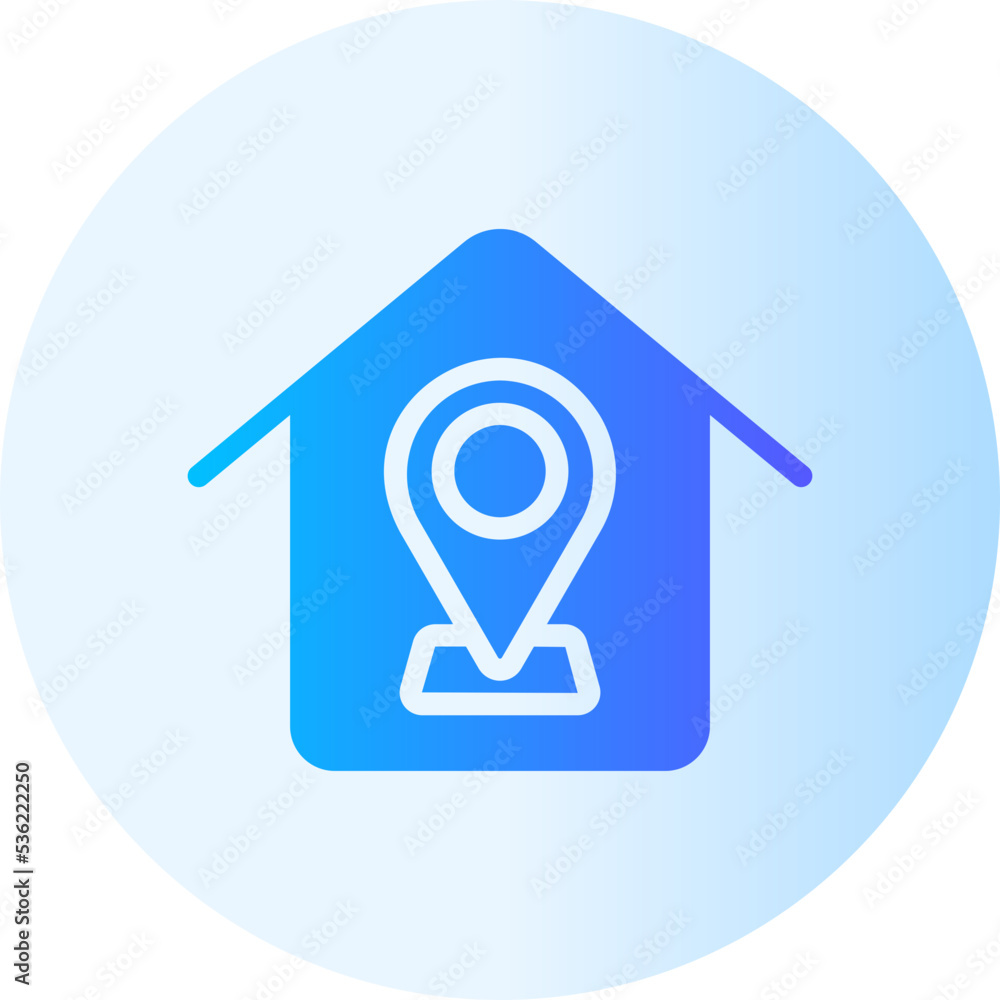 location pin gradient icon location pin gradient icon
