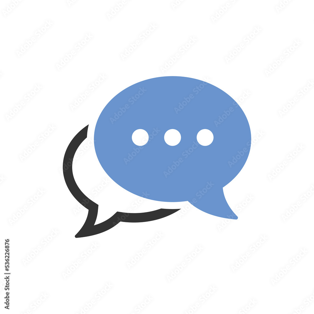 Speech bubble icon vector illustration and symbol for website and graphic design. talking chat vector illustration Speech bubble icon vector illustration and symbol for website and graphic design. talking chat vector illustration