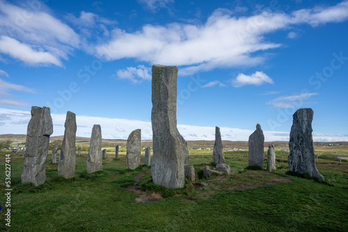 Callanish Standing Stones on the Isle of Lewis in the Outer Hebrides Scotland photo