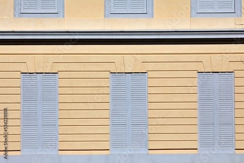 Detailaufnahme Gebäudefassade