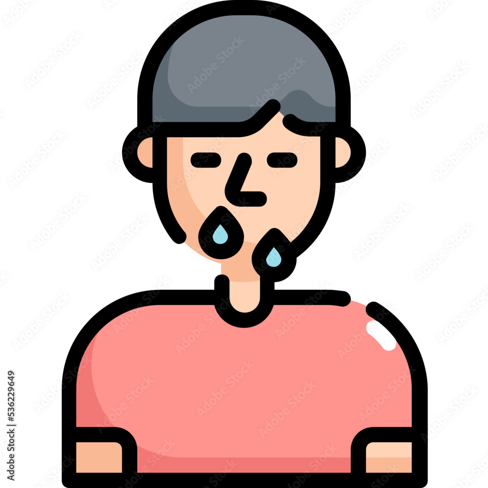 runny nose icon runny nose icon