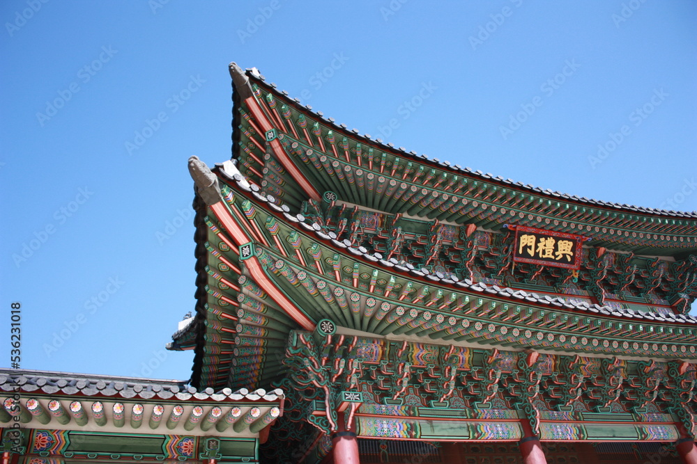 korea temple roof korea temple roof