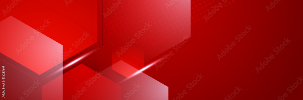 Obraz premium Modern abstract gradient dark red banner background