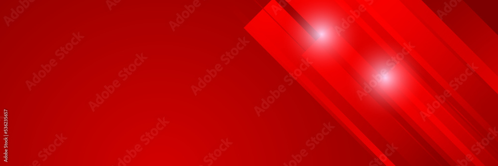 Obraz premium Modern abstract gradient dark red banner background