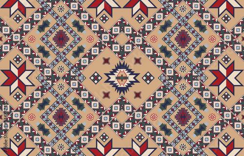 Ethnic designs with combination of geometric element. Thousands of Aztec patterns