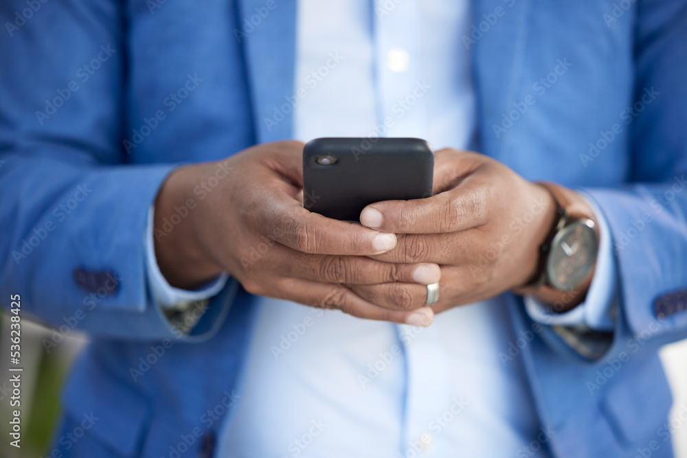 Zoom of hands, businessman with phone or 5g network for networking, communication or typing email text or message. Chicago, mobile or smartphone for contact us search, internet or social media app. Zoom of hands, businessman with phone or 5g network for networking, communication or typing email text or message. Chicago, mobile or smartphone for contact us search, internet or social media app.