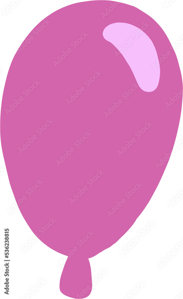 doodle freehand sketch drawing of party balloon. doodle freehand sketch drawing of party balloon.