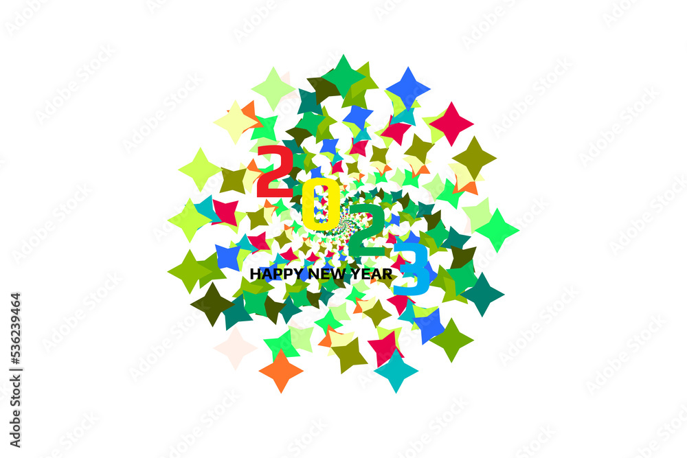 Background abstract colorful star new year 2023.2023 Happy New Year and Merry Christmas Abstract Background abstract colorful star new year 2023.2023 Happy New Year and Merry Christmas Abstract