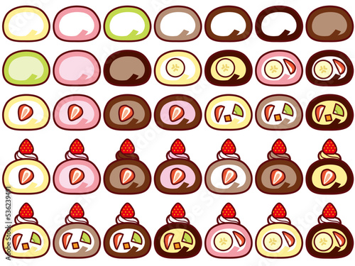 ロールケーキ正面