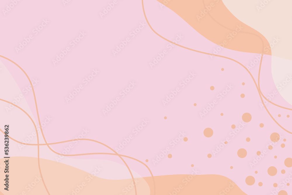 modern paste pink, cream white and brown empty backdrop with lines and dots modern paste pink, cream white and brown empty backdrop with lines and dots