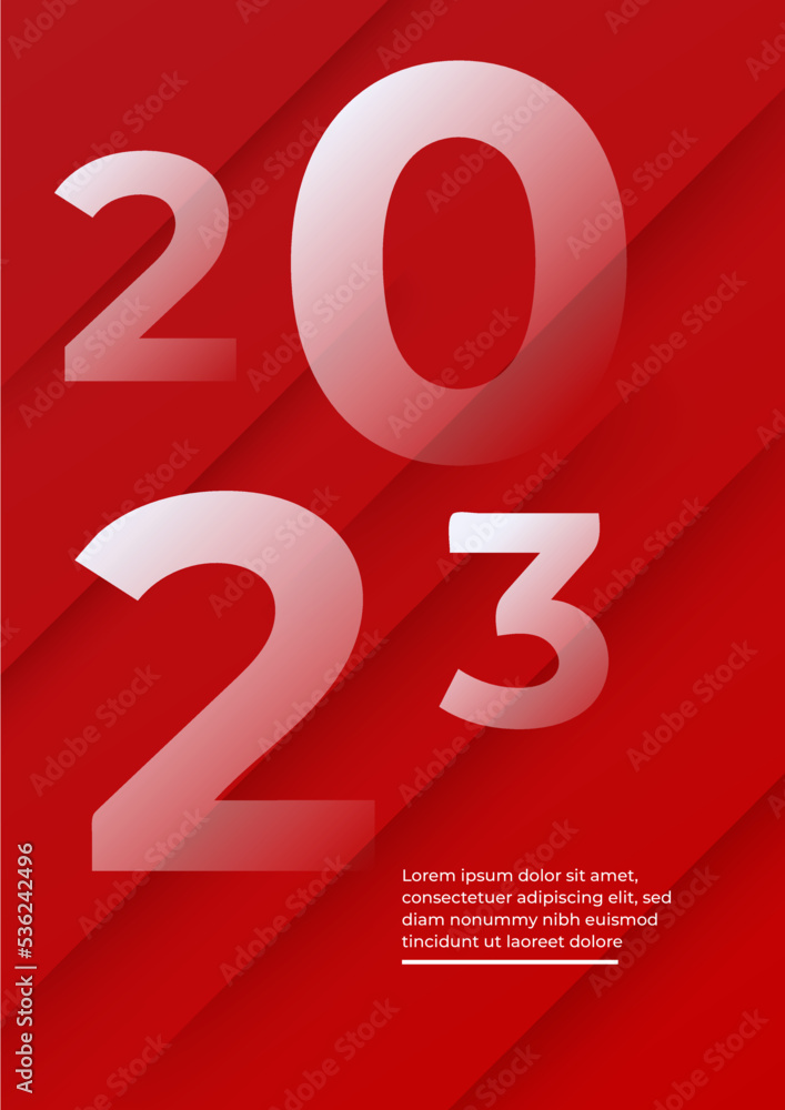 2023 new year modern design template 2023 new year modern design template