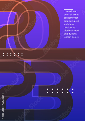 Luxury design happy new year 2023 with colorful number