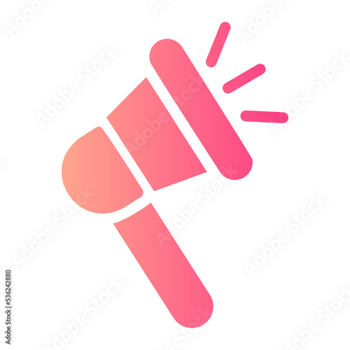 megaphone gradient icon