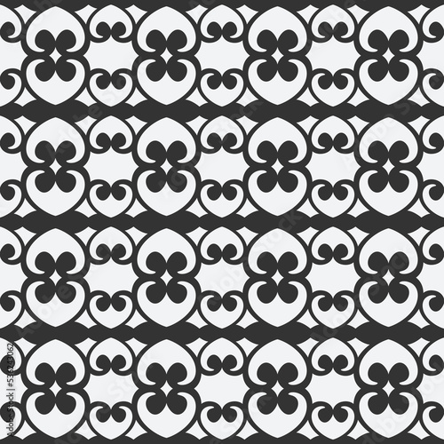 monochrome floral seamless pattern wallpaper background templates