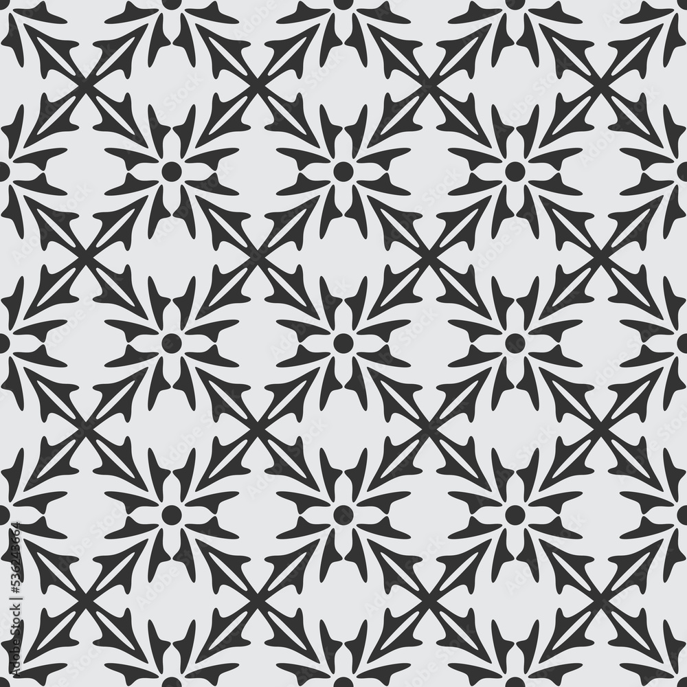 flowers and stars seamless pattern flowers and stars seamless pattern