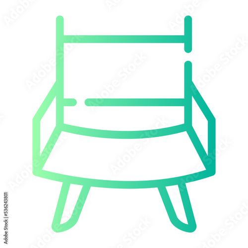 director chair gradient icon