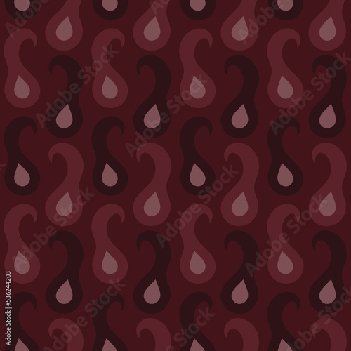 tribal fire seamless pattern