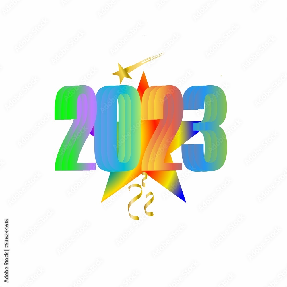 Fototapeta premium background happy new year 2023