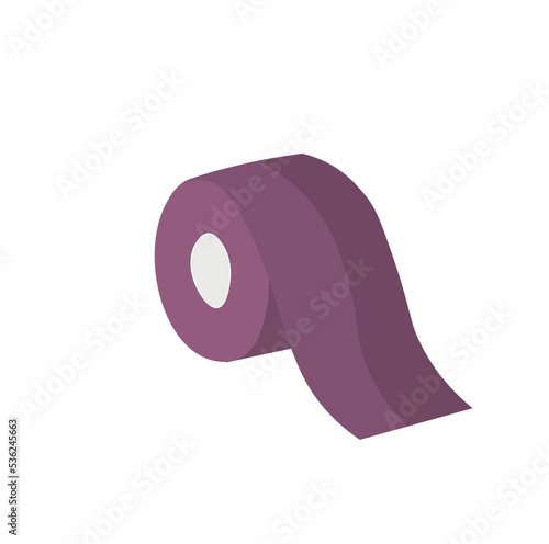 Kinesio tape on white background