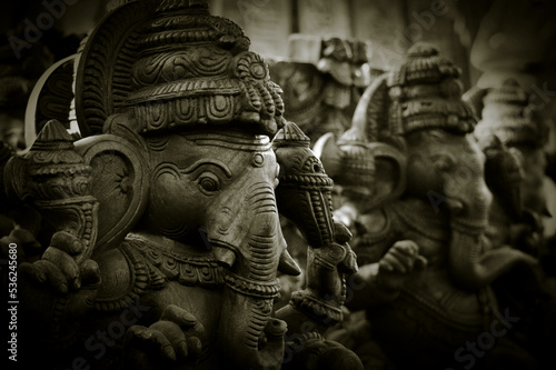 фотографія Statue of hindu God Ganesha