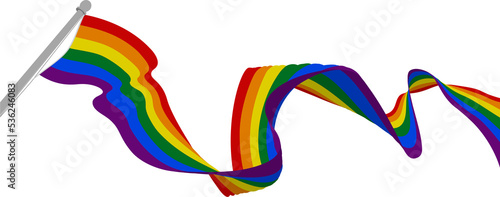 Rainbow Pride Peace Flag Design