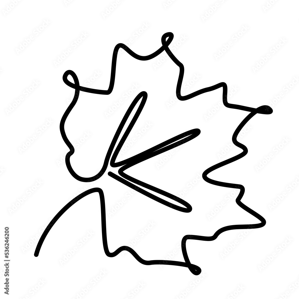 continuous one line illustration of maple autumn tree leaf with minimal png design continuous one line illustration of maple autumn tree leaf with minimal png design