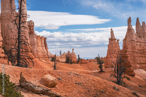 Sedimentary rock formation in Bryce Canyon National Park, Utah