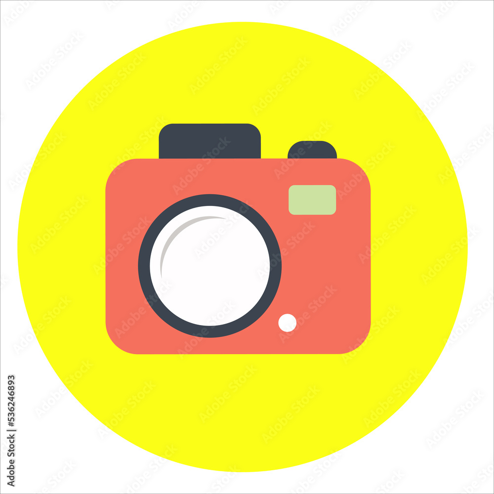 art illustration icon symbol logo of photo camera art illustration icon symbol logo of photo camera