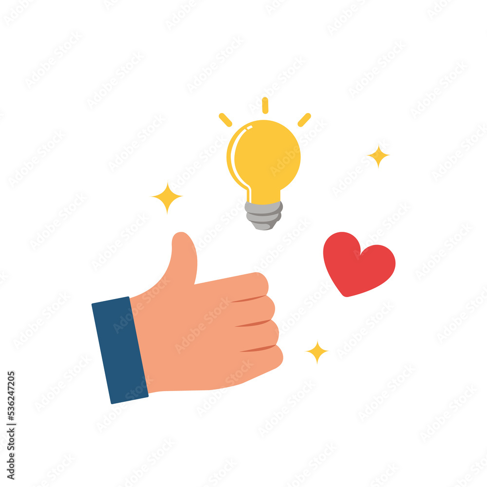 Thumb up icon. Hand gesture emoji illustration. Thumb up icon. Hand gesture emoji illustration.