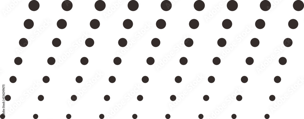 Minimalist dotted shape geometric design vector element