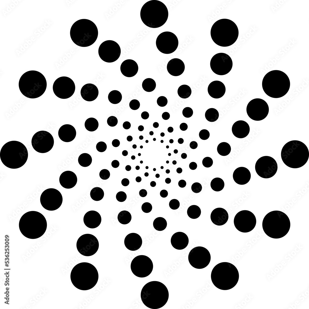 Halftone dotted vector element set Halftone dotted vector element set