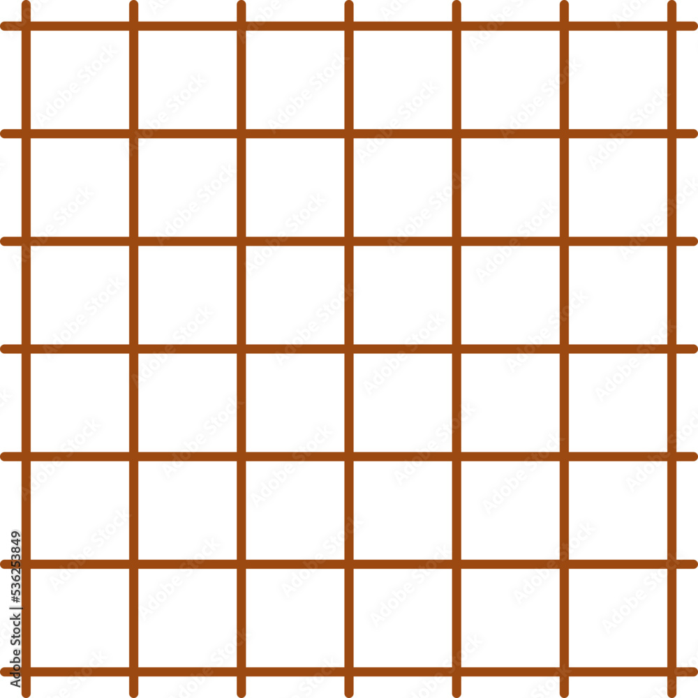 Minimalist square grid line vector