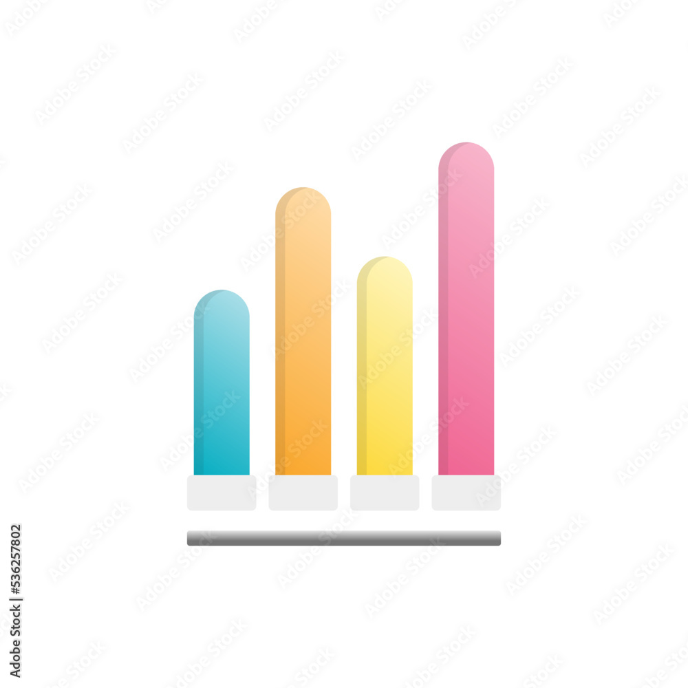 Bar Chart icon design template vector illustration Bar Chart icon design template vector illustration