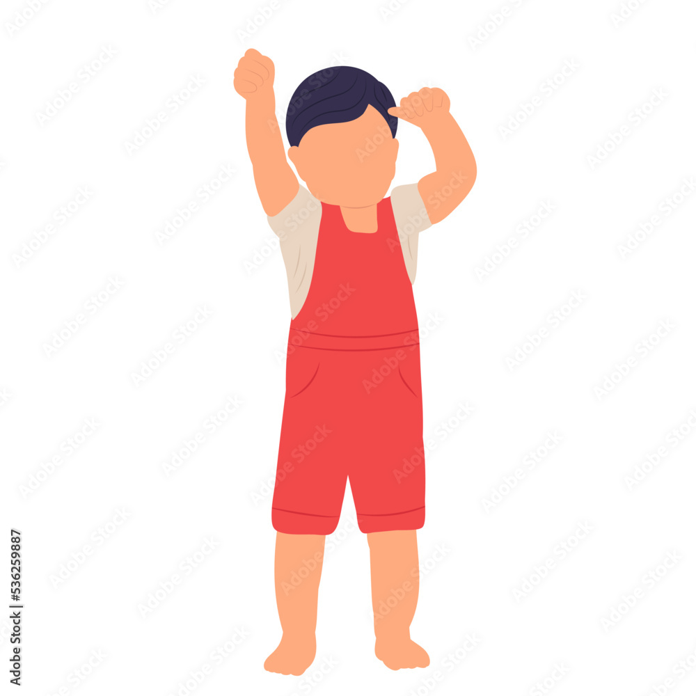 boy on white background, isolated vector boy on white background, isolated vector