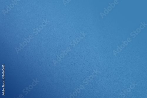 plain navy solid dark soft blue gradation with light shade color paint on corrugated cardboard box blank paper texture background with space and minimal style