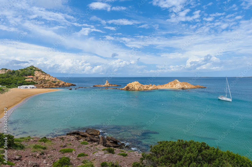 Obraz premium Pregonda Beach in Menorca, Spain