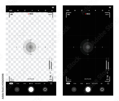 Smart phone camera user interface 004