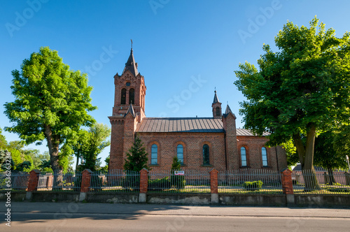 Neo-Gothic Church of St. Mary Magdalene. Kokanin, Greater Poland Voivodeship, Poland