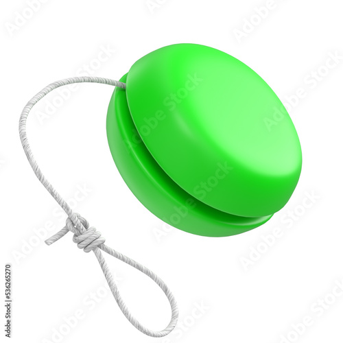 3d rendering illustration of a yo-yo toy