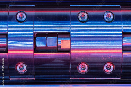 Wallpaper Mural a large fragment of a steel part Torontodigital.ca