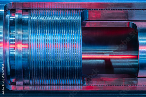 Wallpaper Mural a large fragment of a steel part Torontodigital.ca