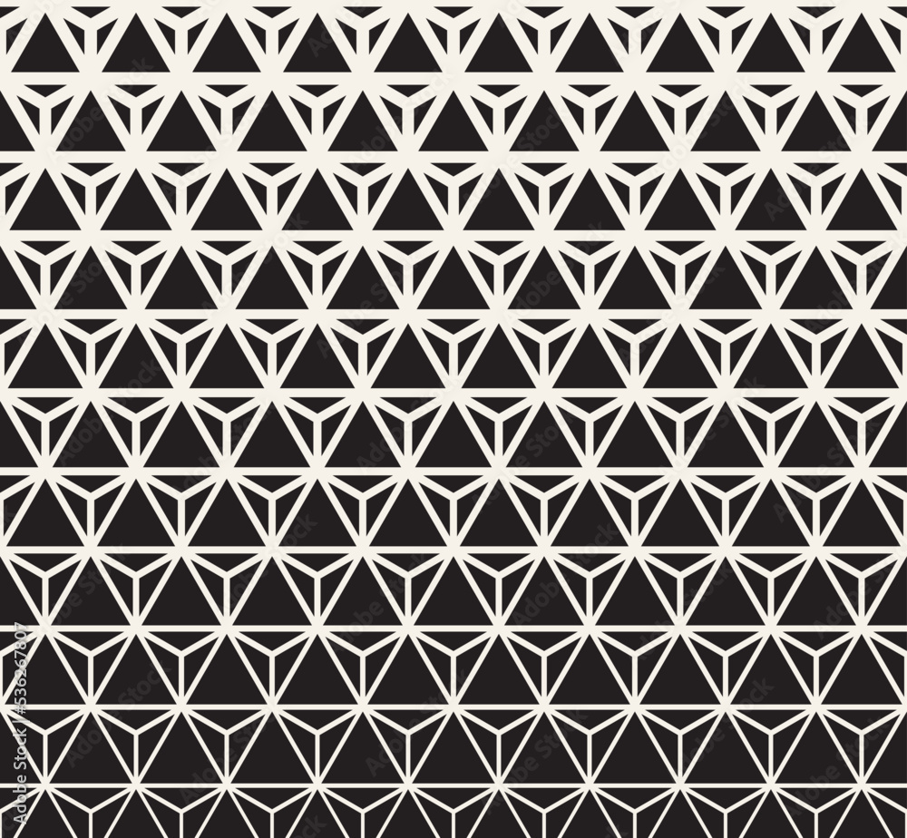 Geometric seamless halftone triangle pattern . Abstrat triangle pattern design. Geometric seamless halftone triangle pattern . Abstrat triangle pattern design.