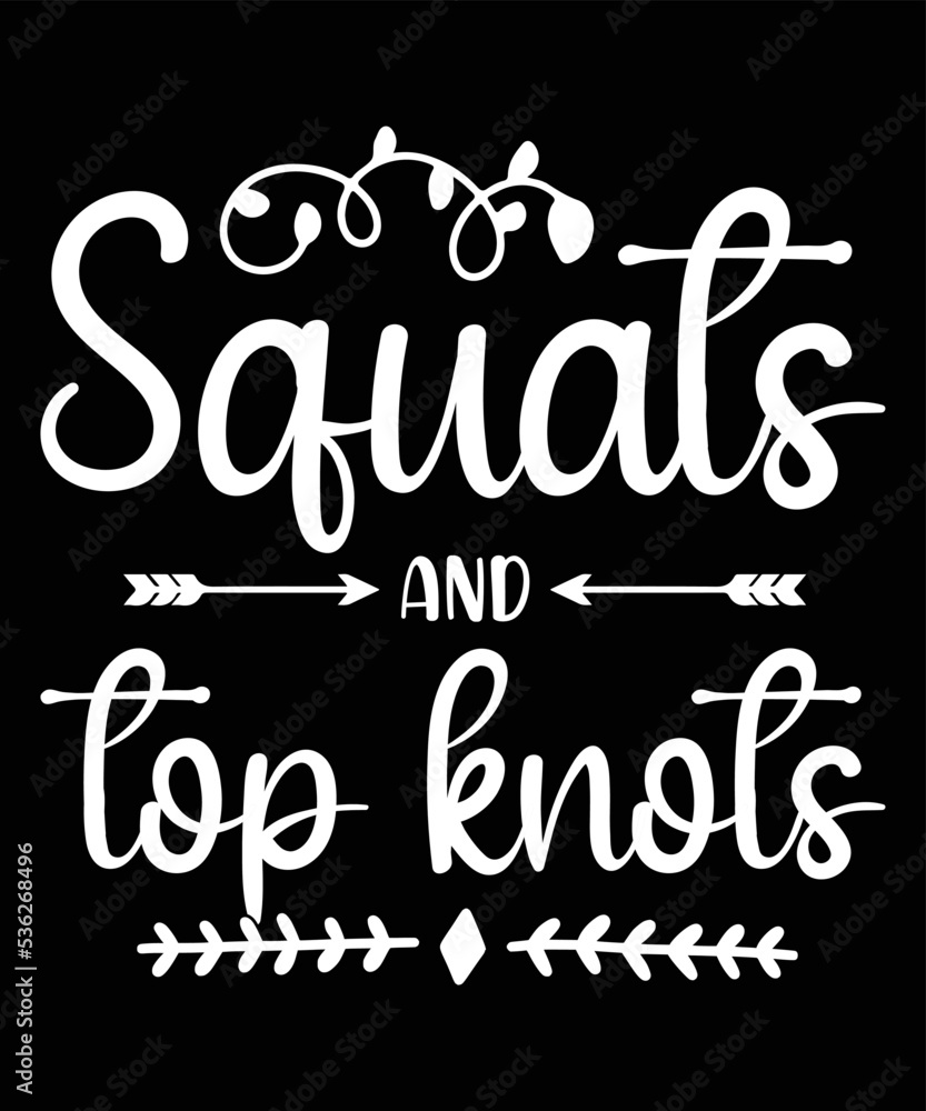 Squats and top knots Squats and top knots